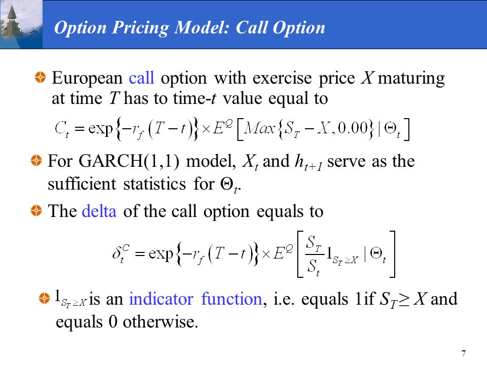 Option Pricing Model: Call Option