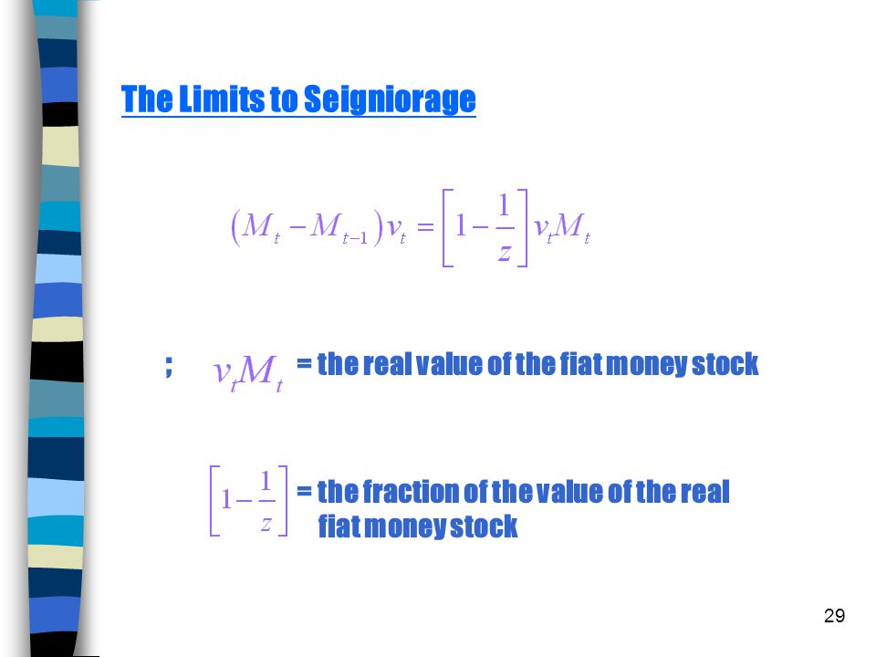 The Limits to Seigniorage