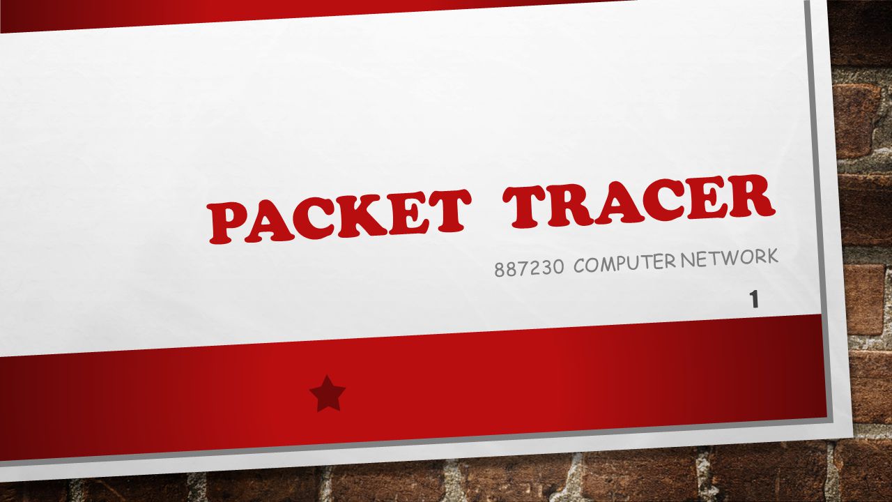 Packet Tracer Computer network