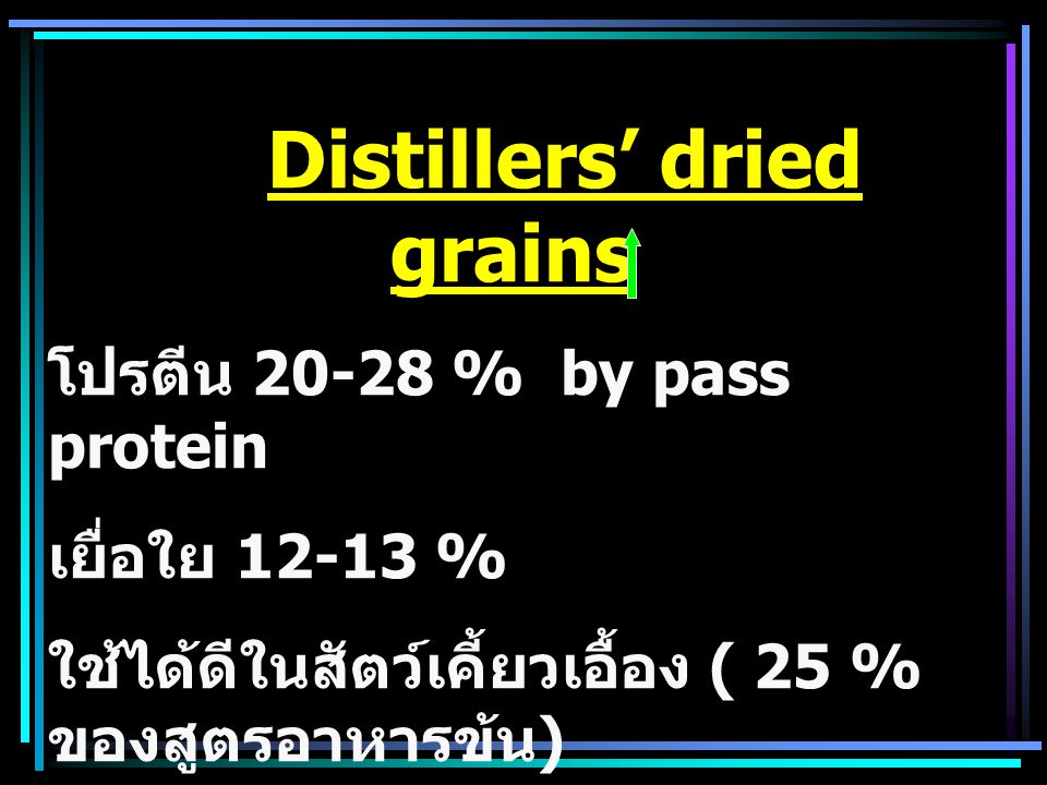 Distillers’ dried grains
