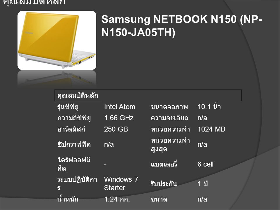 Samsung NETBOOK N150 (NP-N150-JA05TH)
