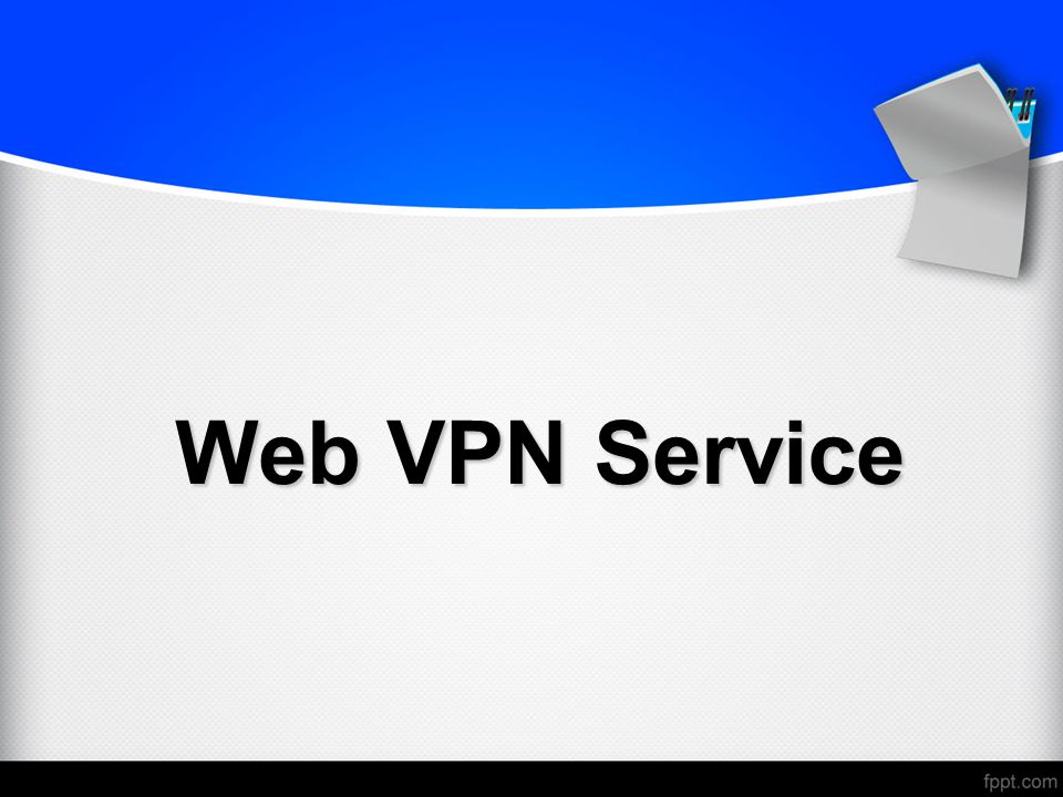 Web VPN Service