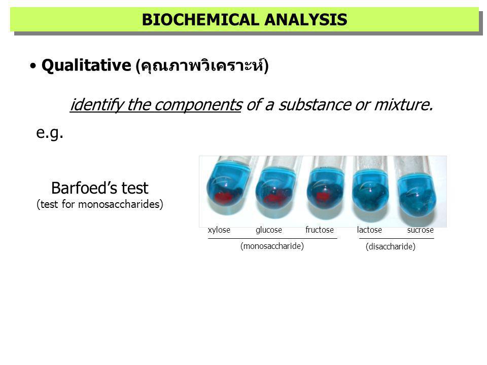 (test for monosaccharides)
