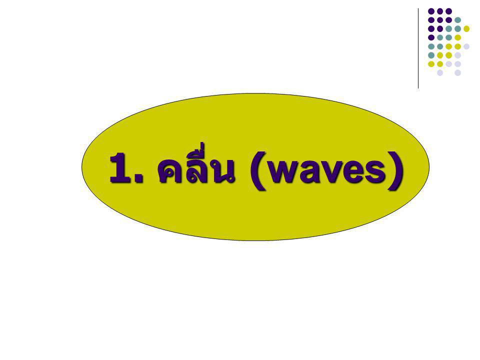 1. คลื่น (waves)