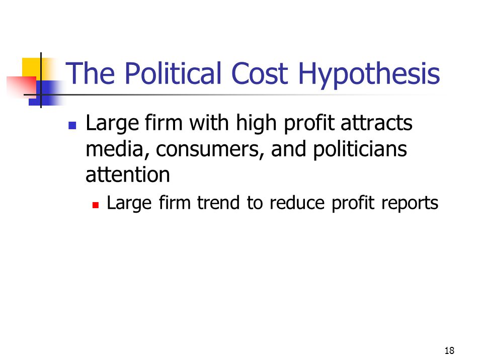 The Political Cost Hypothesis