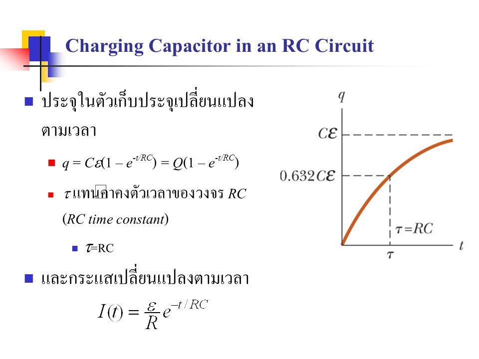Charging Capacitor in an RC Circuit
