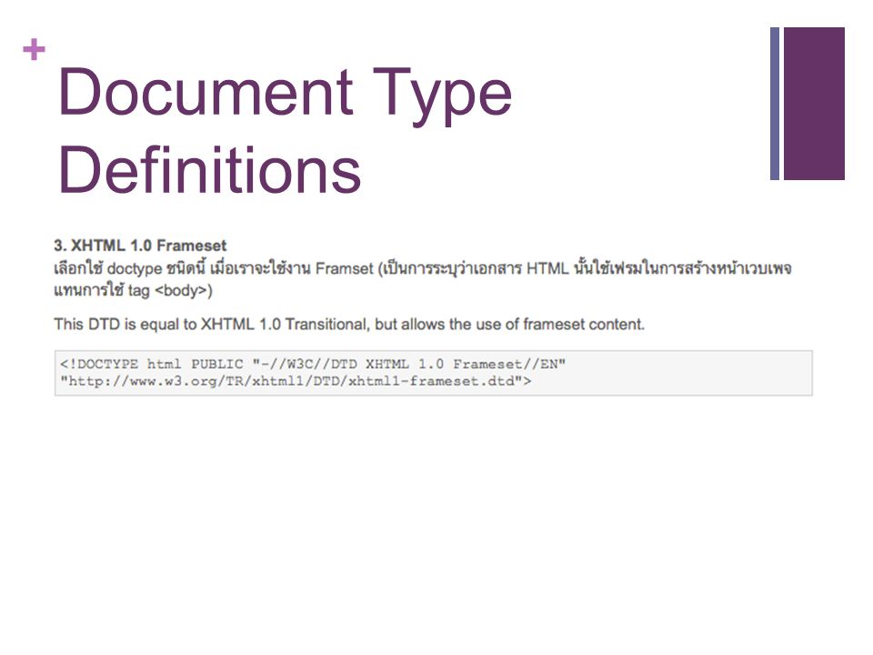 Document Type Definitions