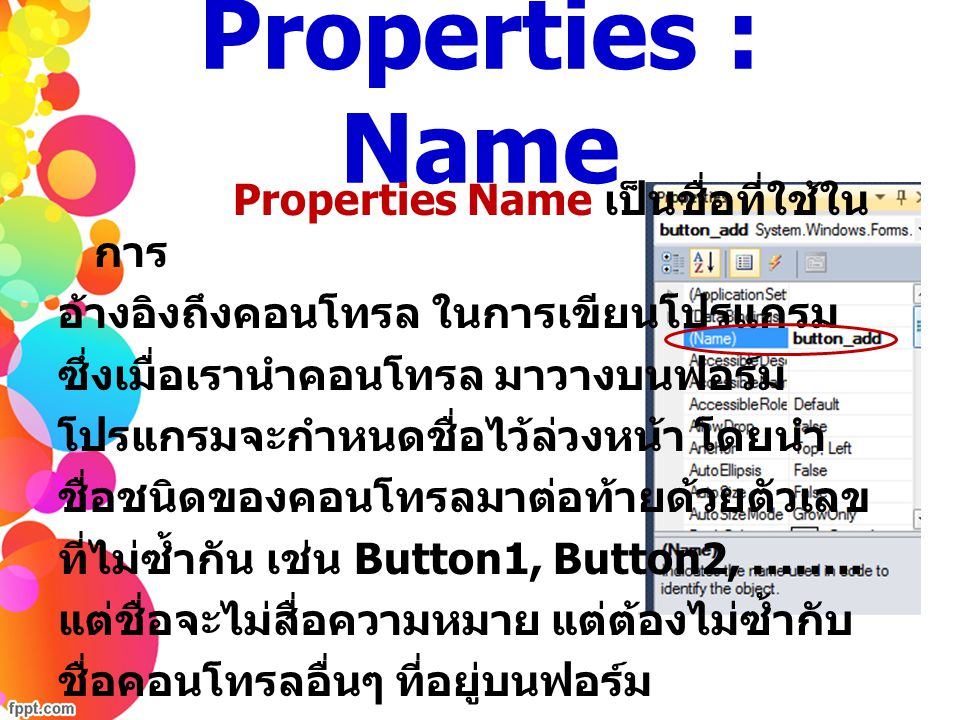 Properties : Name