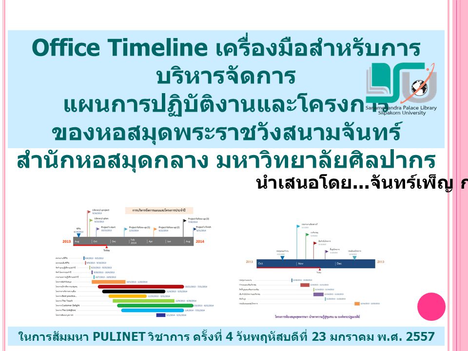 Office Timeline เครื่องมือสำหรับการบริหารจัดการ