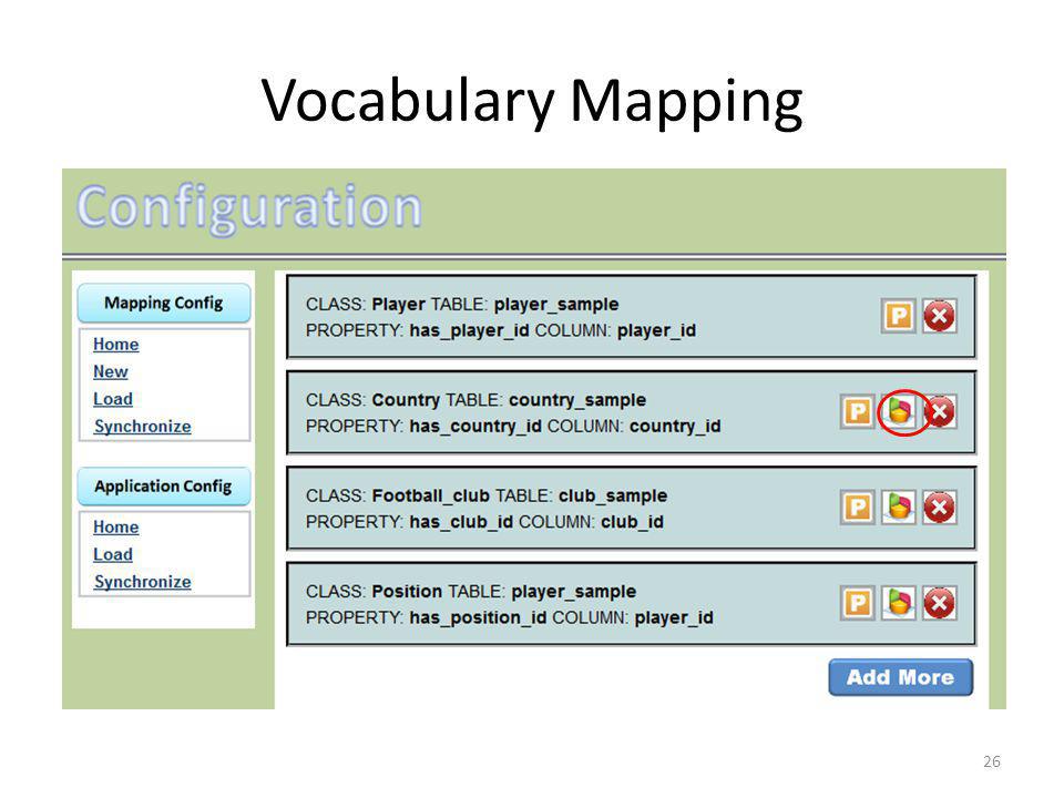 Vocabulary Mapping
