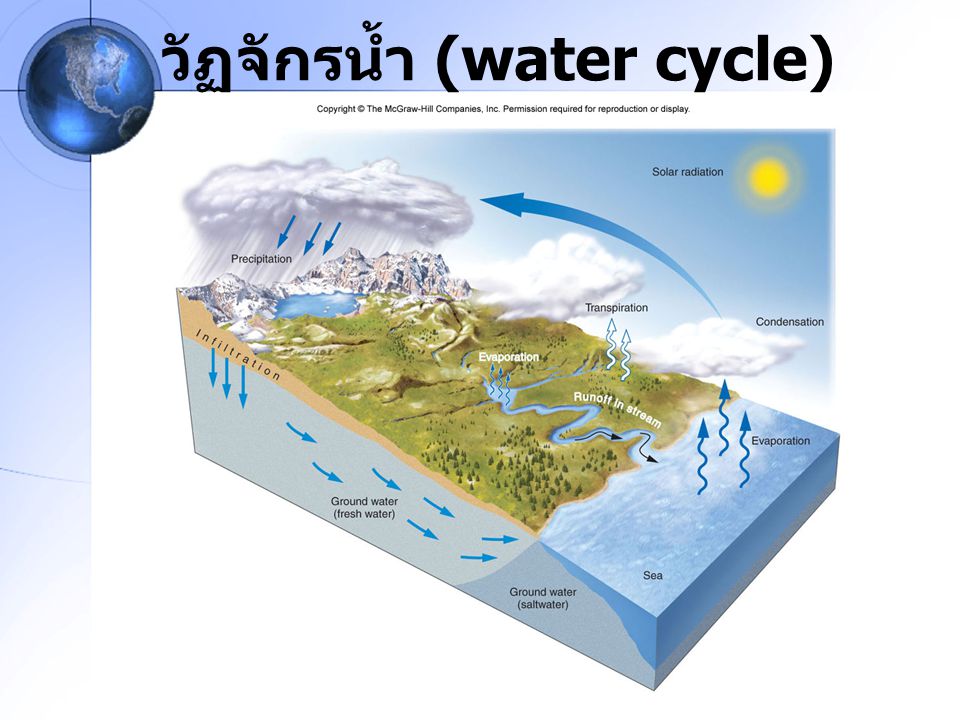 วัฏจักรน้ำ (water cycle)