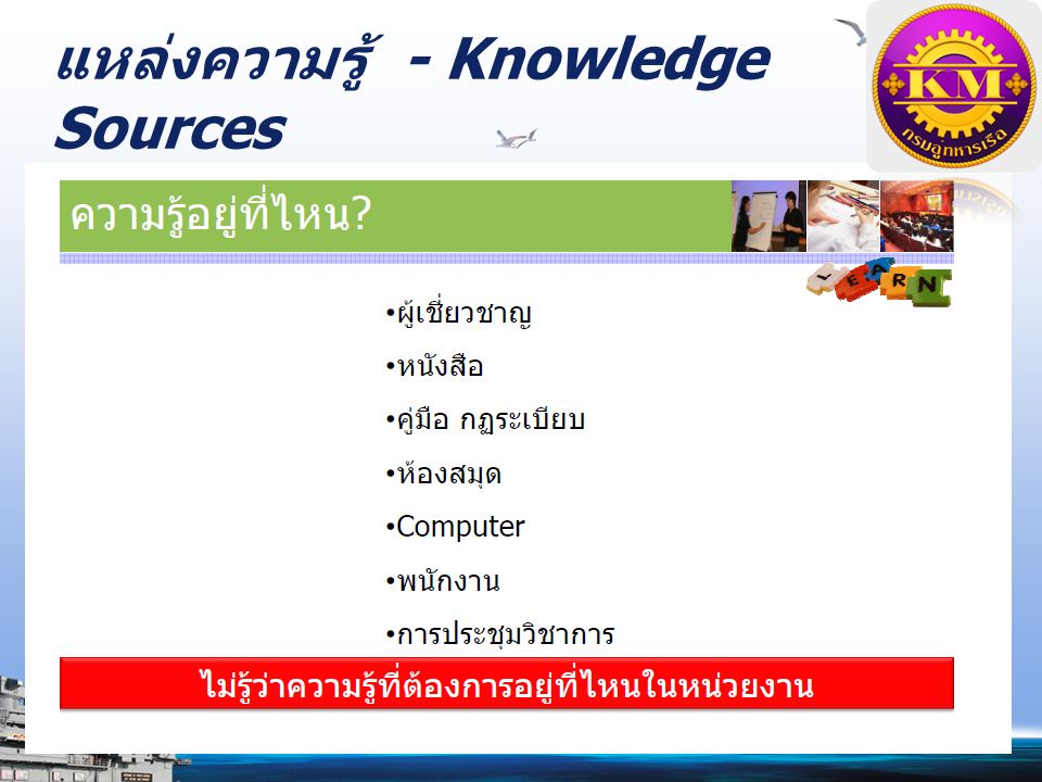 แหล่งความรู้ - Knowledge Sources