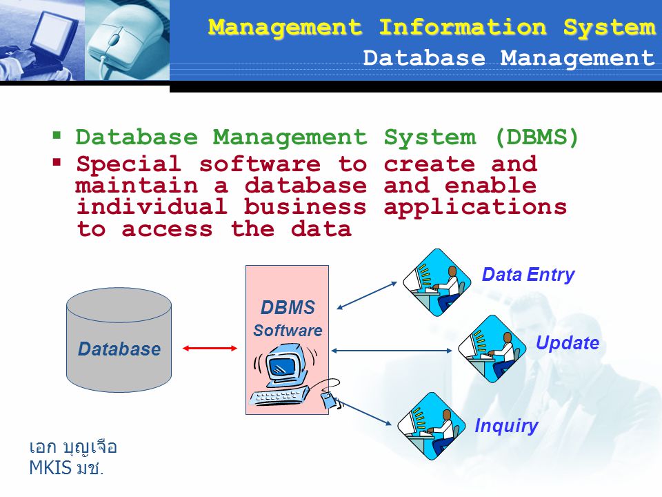Management Information System Database Management