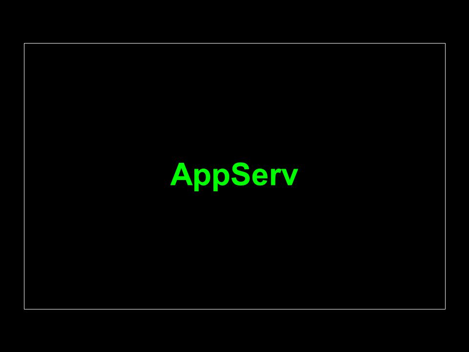 AppServ