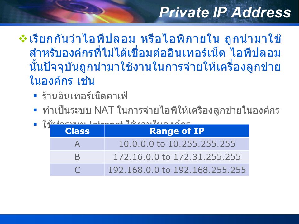 Private IP Address