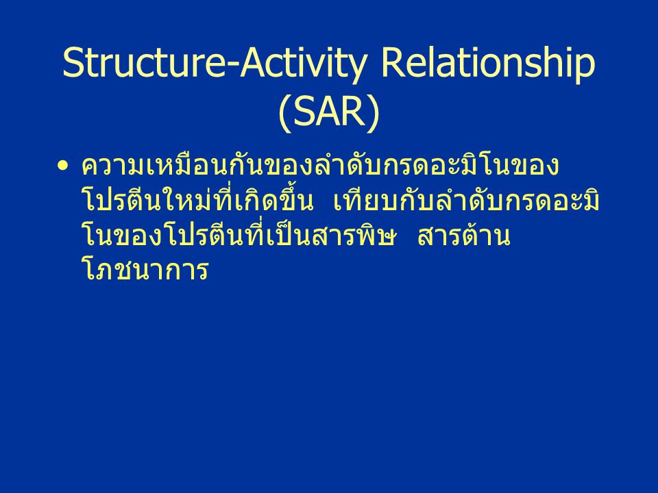 Structure-Activity Relationship (SAR)