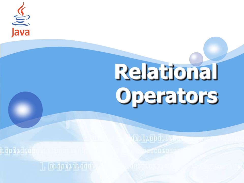 Relational Operators by Accords (IT SMART CLUB 2006) by Accords 1