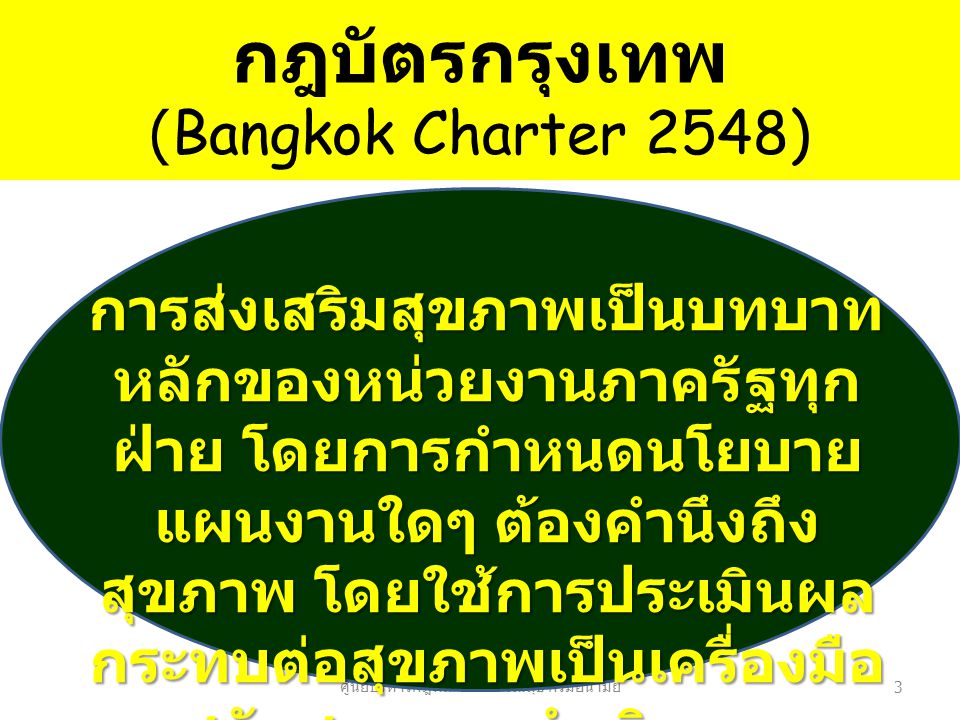 กฎบัตรกรุงเทพ (Bangkok Charter 2548)
