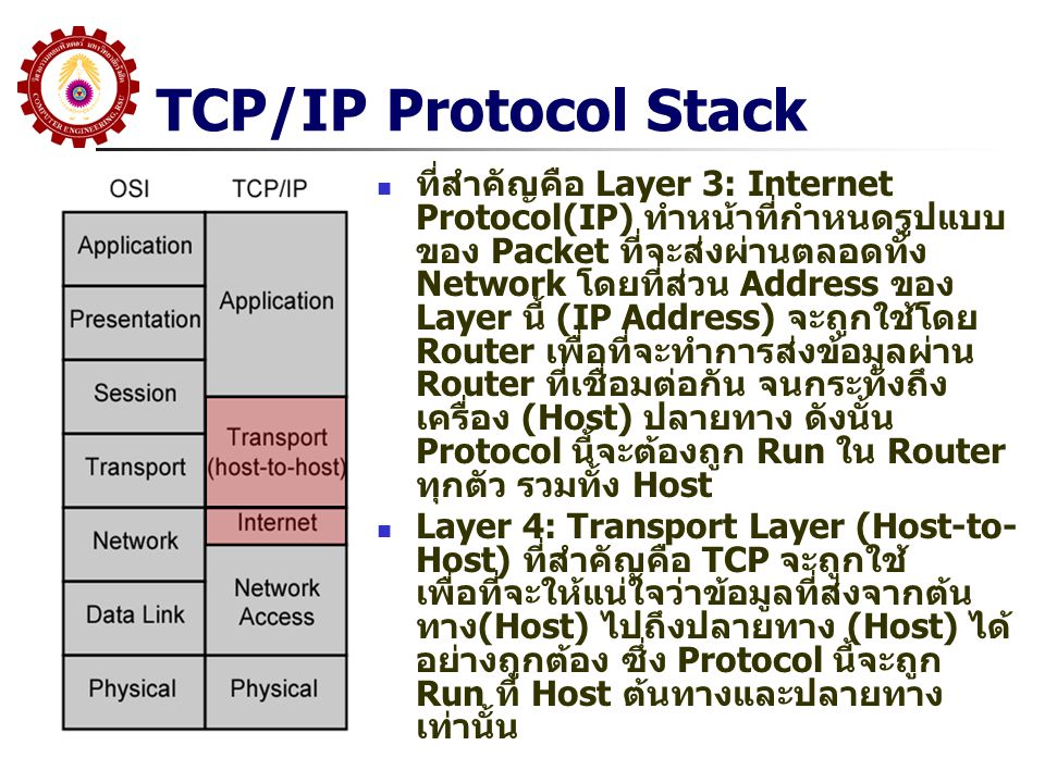 TCP/IP Protocol Stack