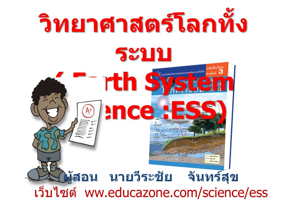 วิทยาศาสตร์โลกทั้งระบบ ( Earth System Science :ESS)