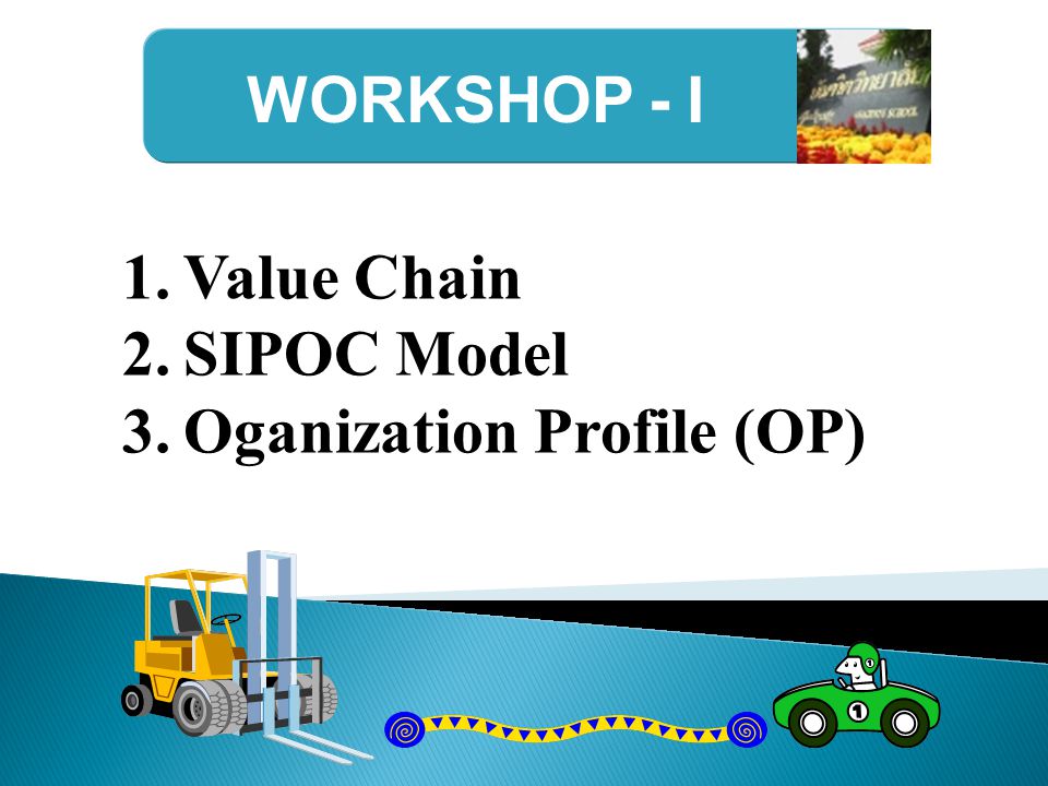 WORKSHOP - I Value Chain SIPOC Model Oganization Profile (OP)
