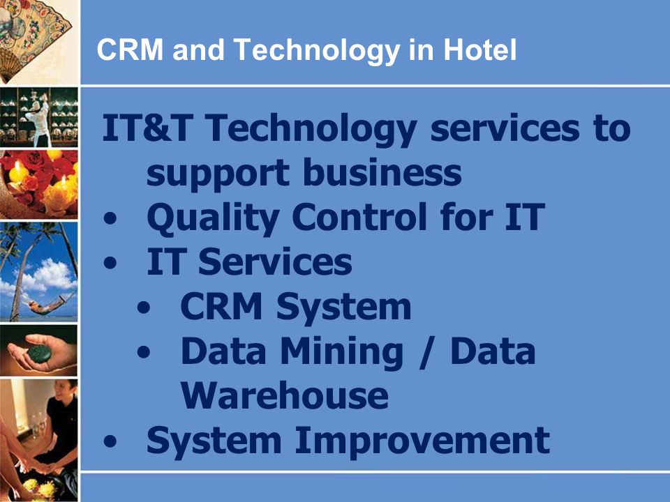 IT&T Technology services to support business Quality Control for IT
