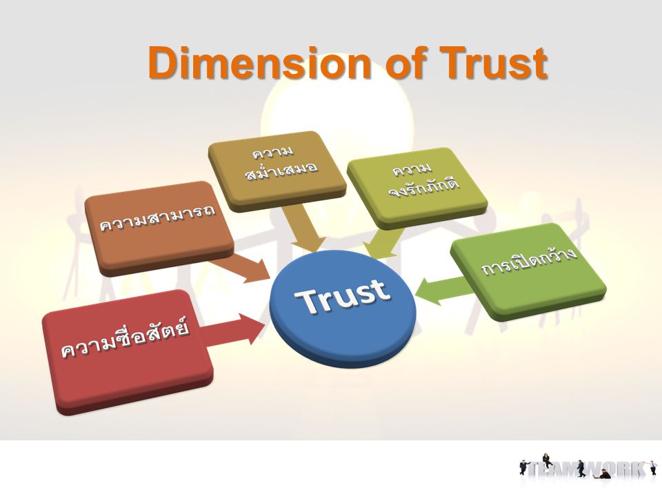 Dimension of Trust