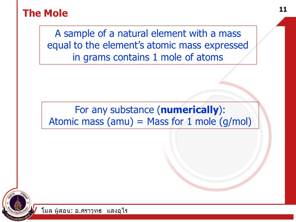 For any substance (numerically):