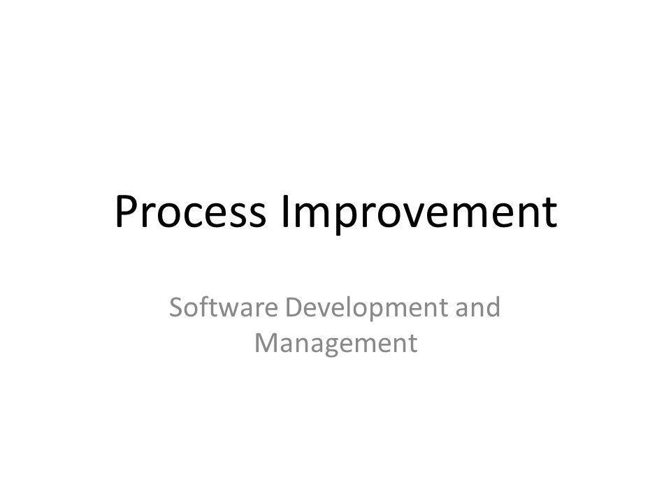Software Development and Management