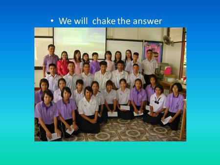 We will  chake the answer