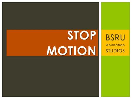 BSRU Animation STUDIOS
