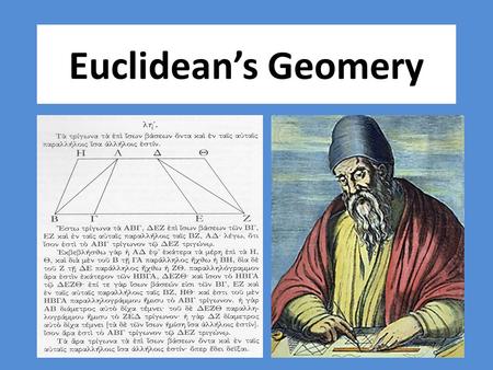 Euclidean’s Geomery.