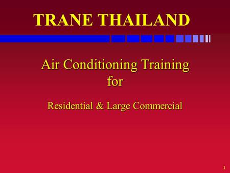 Air Conditioning Training for