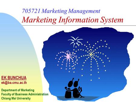 Marketing Management Marketing Information System