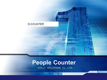 D-COUNTER People Counter DOLLY SOLUTIONS Co., LTD.