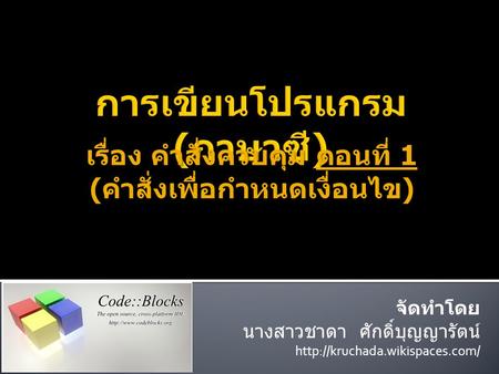 การเขียนโปรแกรม (ภาษาซี)