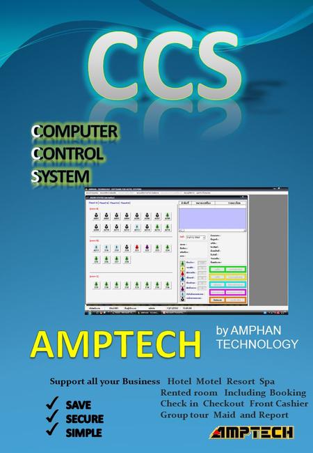 CCS AMPTECH C C S Computer CONTROL SYSTEM by AMPHAN TECHNOLOGY SAVE
