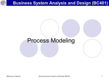 Business System Analysis and Design (BC401)