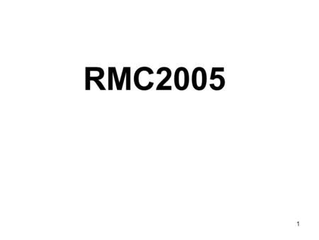 RMC2005.