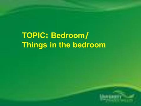 TOPIC: Bedroom/ Things in the bedroom. closet slippers picture bed sheets curtains blanket bookcase wardrobe poster pillow clock lamp nightstand Read.