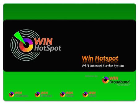 Win Hotspot Wi-Fi Internet Service System Solution by.