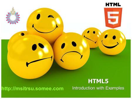 Introduction with Examples HTML5