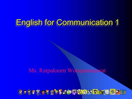 English for Communication 1