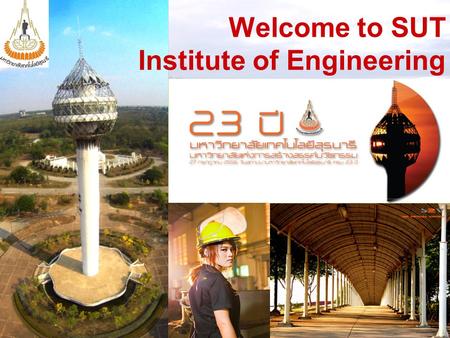 Welcome to SUT Institute of Engineering