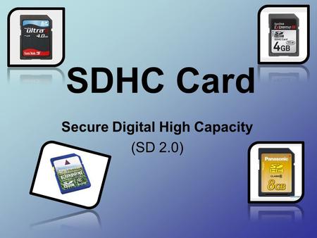 Secure Digital High Capacity (SD 2.0)