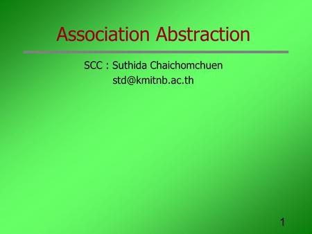 Association Abstraction