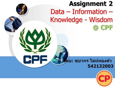 Assignment 2 Data – Information – Knowledge - CPF