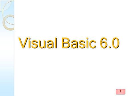 Visual Basic 6.0.