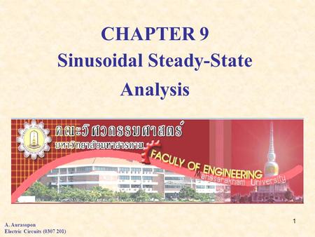 Sinusoidal Steady-State Analysis