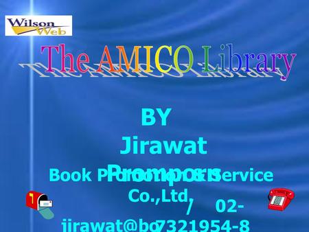 Jirawat Promporn ok.co.th / 02- 7321954-8 BY Book Promotion & Service Co.,Ltd.